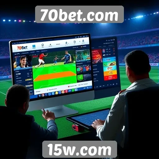Acessibilidade e usabilidade no site 70bet.com